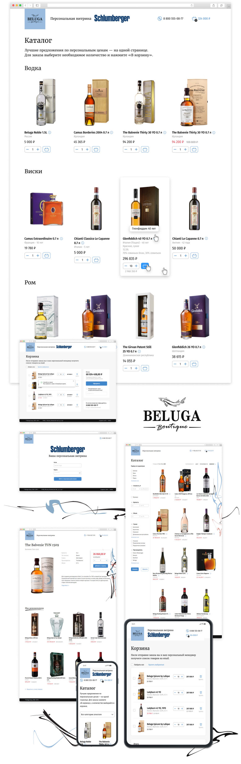 Партнерские зоны с персональными  брендированными каталогами Beluga Boutique (MOEX: BELU)